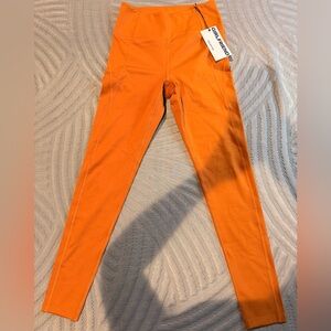 NWT Girlfriend Collective Compressive High-Rise Legging Burnt Orange Medium